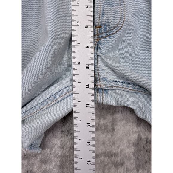 Light Blue Denim Women Shorts - Picture 4 of 8